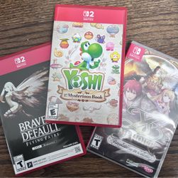 Yoshi Mysterious Book Bravely Default Ys Revelation Celceta Switch Fairy Game Rp