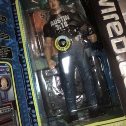1999 WWF WWE Stone Cold Steve Austin Wrestling Figure Old School Doll Collectable 