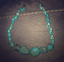 Juicy couture necklace & turquoise necklace with earrings