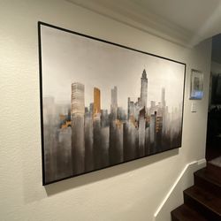 61” x 41” Framed Canvas Print from Uttermost