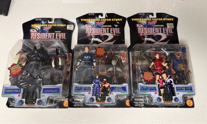 Resident Evil Toy Biz Action Figure Lot of 3