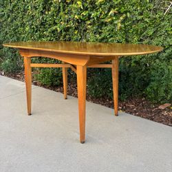 Mid Century Modern Teak Extendable Dining Table