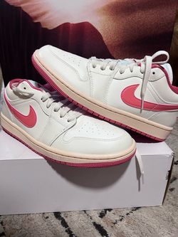 Air Jordan 1 Low White Pink Sneakers