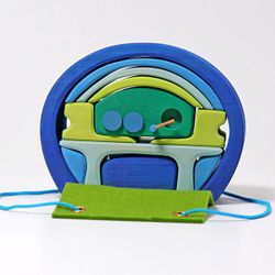 Grimm’s Ocean Mobile Wooden Dollhouse To Go