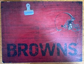 Browns photo board