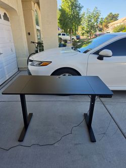 48x24 Motorized Sit-Stand Desk – Fully Assembled
