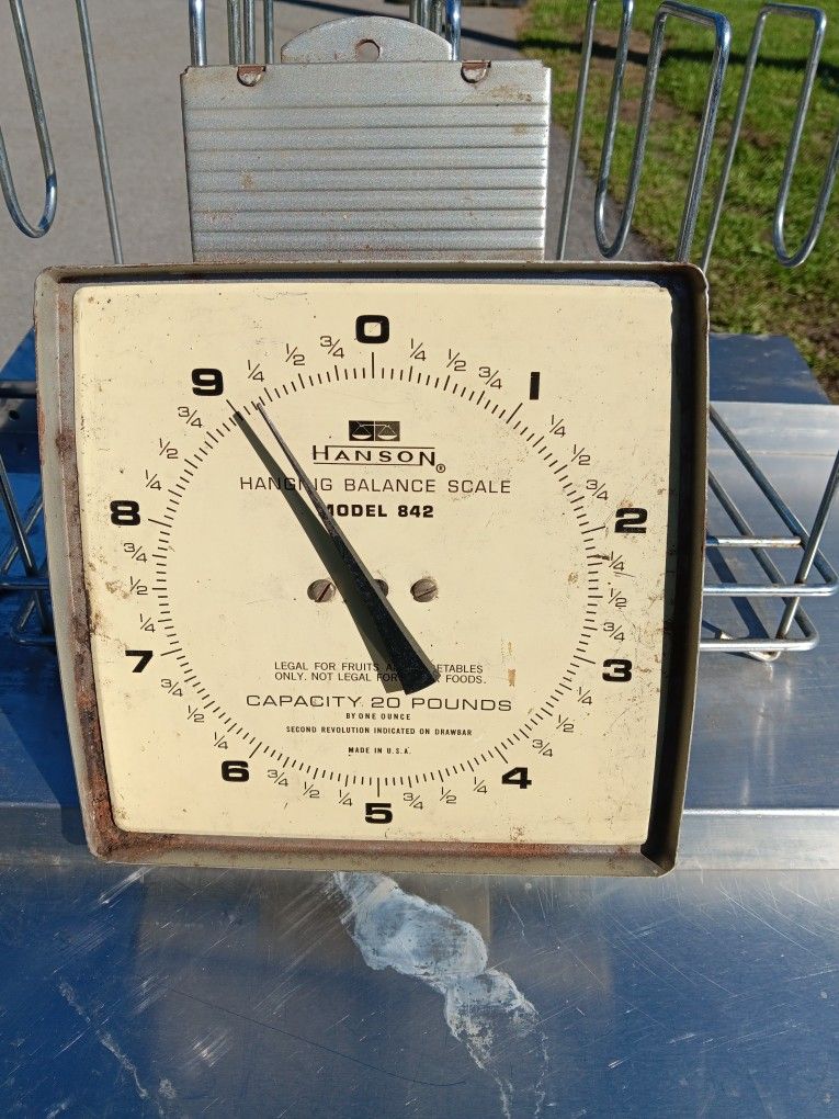 Vintage Hanson Hanging Balance Scale