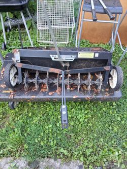 Triller for a riding lawnmower