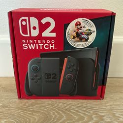 Nintendo Switch 2, Mario Kart World Bundle, Brand New And Sealed 