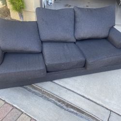 Black Gray Sofa
