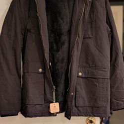 Men's Black Parka 