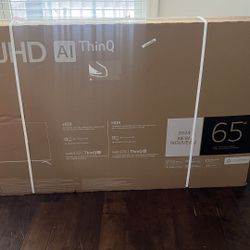 LG - 65” Class UT75 Series LED 4K UHD Smart webOS TV (2024) unopened