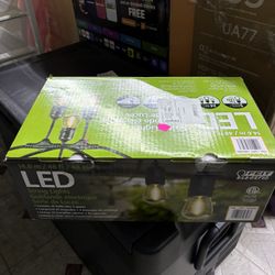 FEIT Electric LED String Lights and Artika Eclipse Solar String Lights