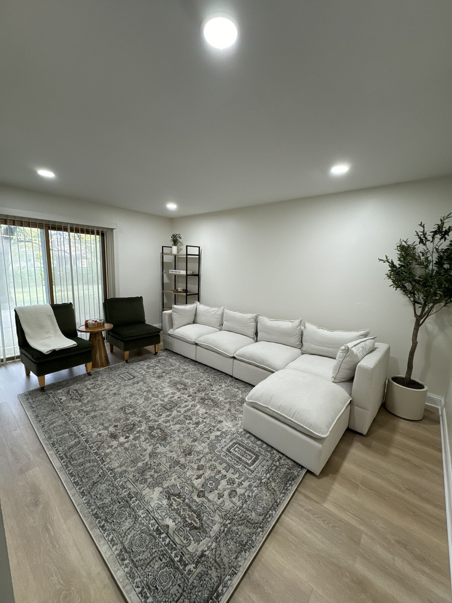 White/Cream Sectional Couch