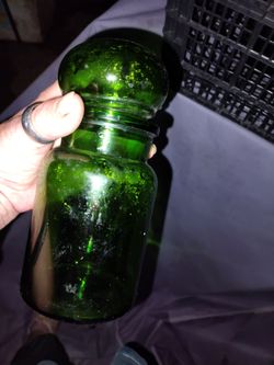 Green Belgium decorative glass wear