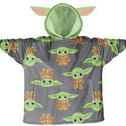 Mandalorian Fleece Hoodie Blanket