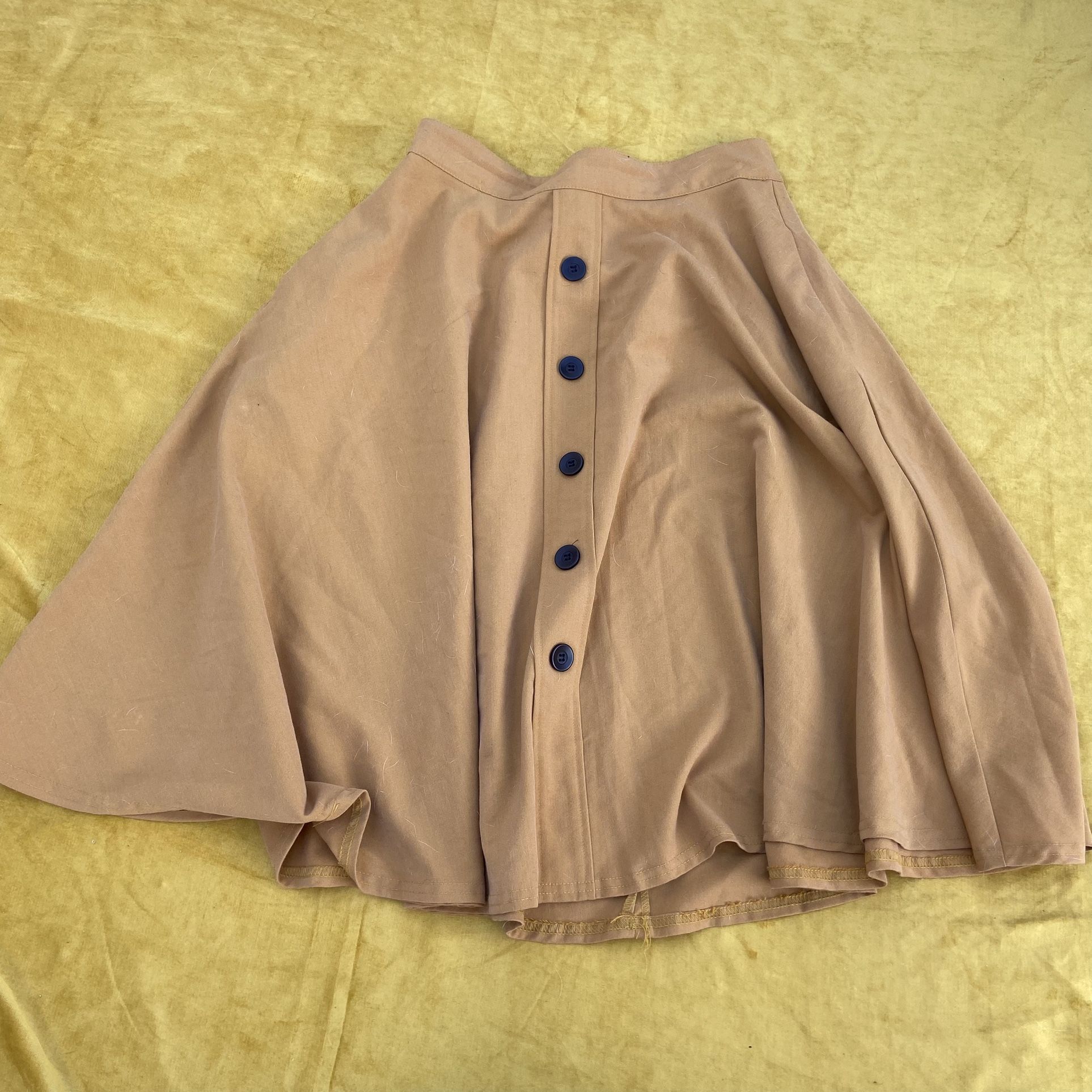 Rock Steady Khaki Skirt With Pockets Womens Size L