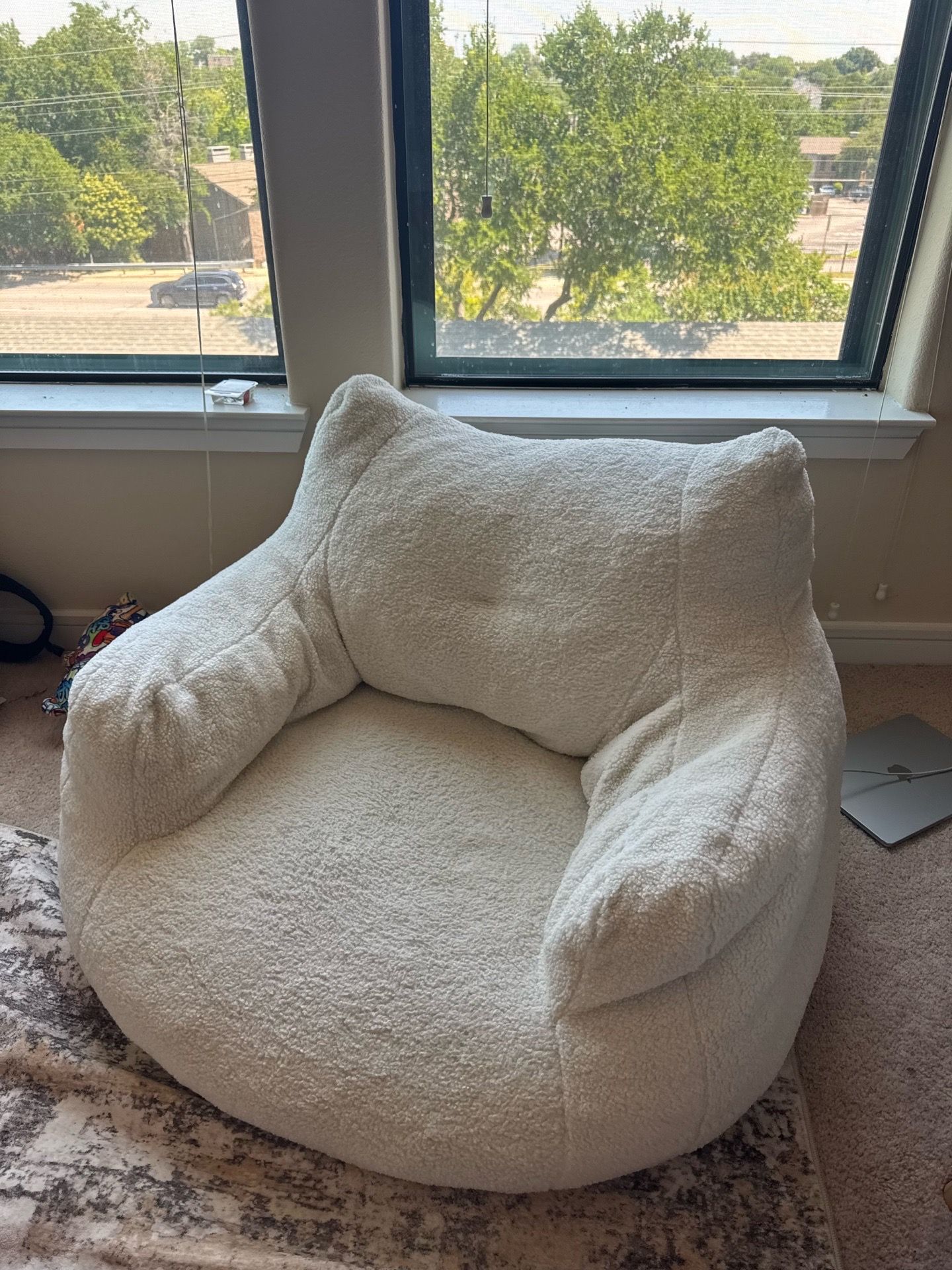 Soft teddy fabric Bean Bag Chair