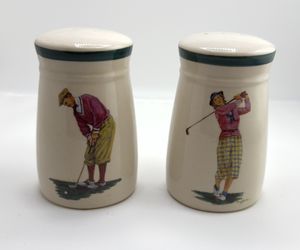 Anglers Expressions Golfers Salt/Pepper Shakers