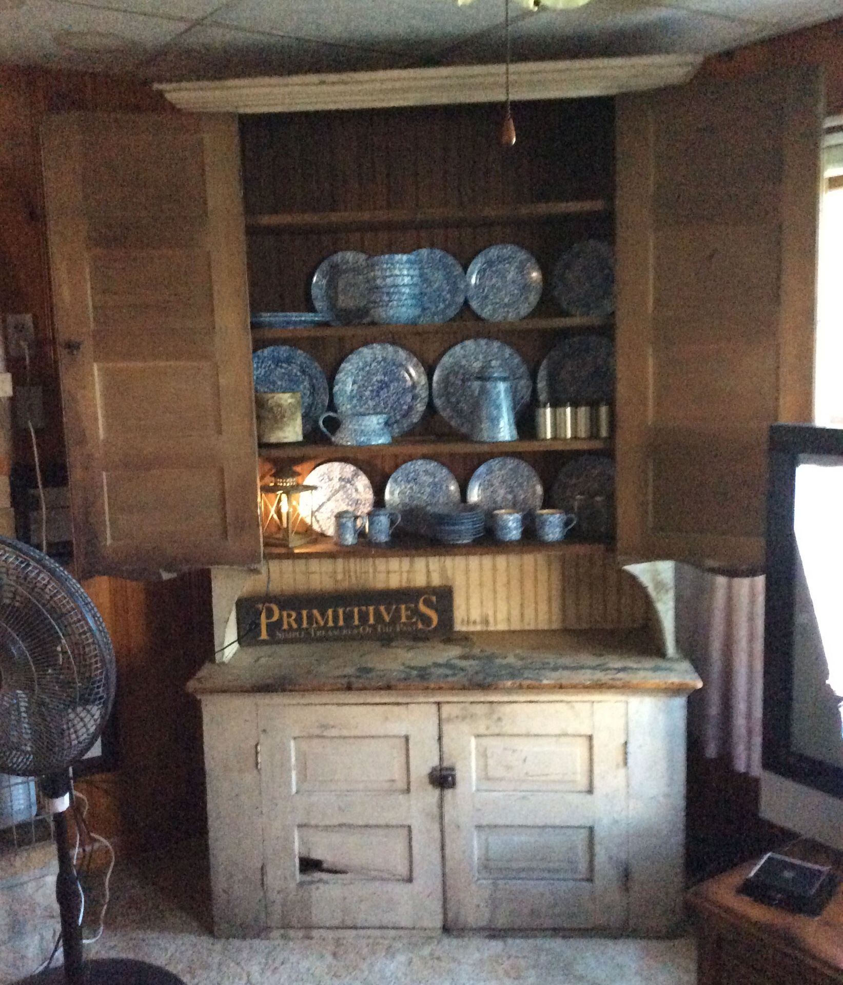 Antique Farm Cabinet