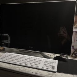 $150 OBO Sony VAIO PC White All-in-One 2.2ghz i7 3D Touch 1080p Blu-Ray 3TB HDD 8GB RAM  