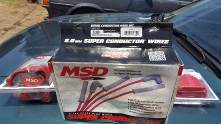 Brand new in box MSD spark plug wires & blaster