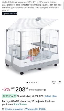 new cage for rabbits or hamsters