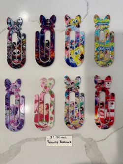 Character Paperclip Bookmarks