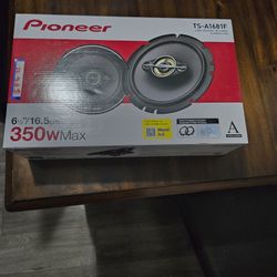 One Pair Of Pioneer Speakers 