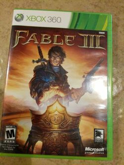 XBOX 360 FABLE III Game