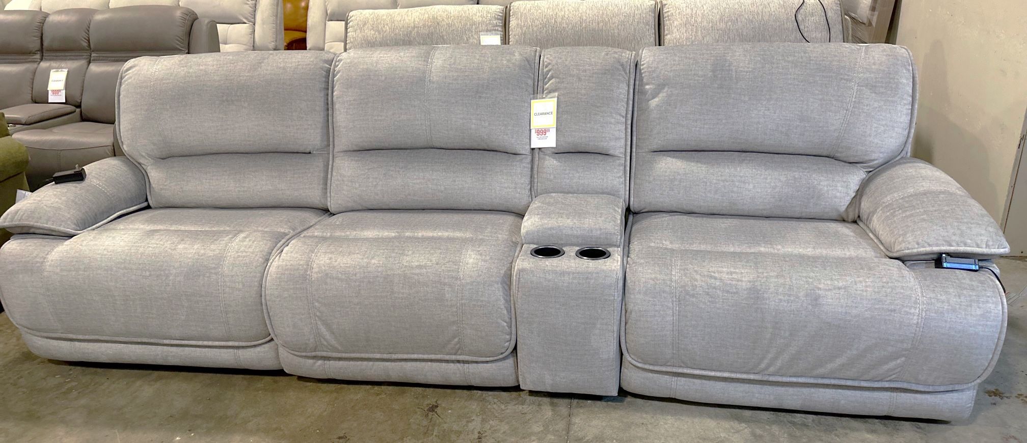 Oversized Electric Reclining Sofa Like New , Need Gone ASAP- Cash Only!!