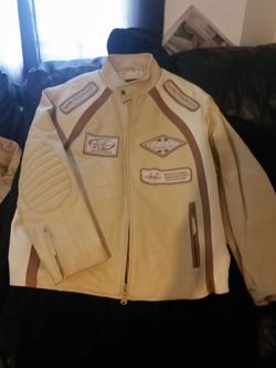 Chamarra de piel Italiana ( XL.)