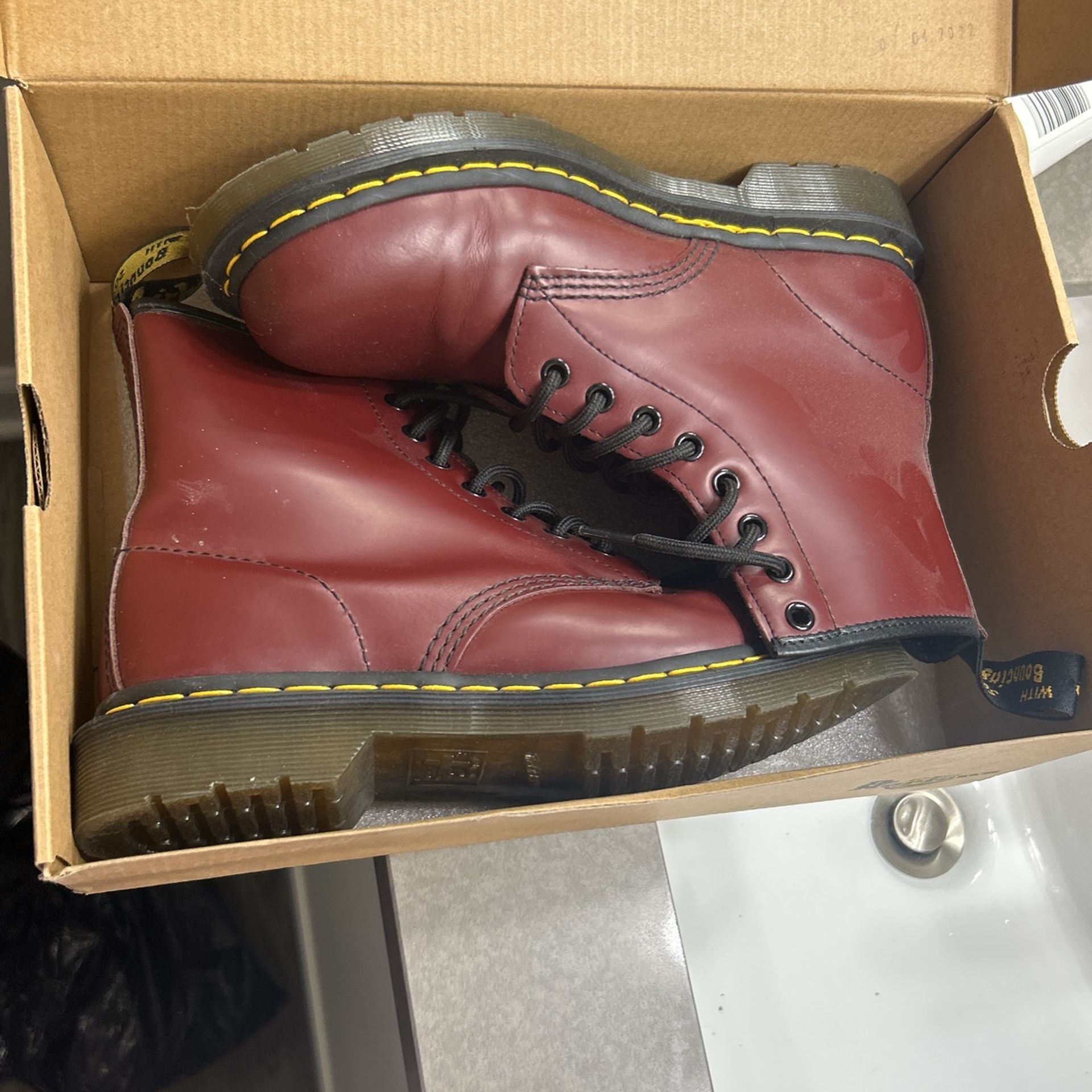 Burgundy Dr. Martins
