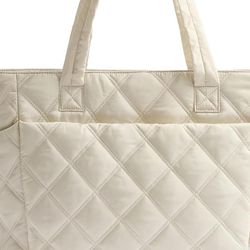 LILY QUEEN Tote Bag For Women Lightweight Puffer Tote Work Bag With Compartments