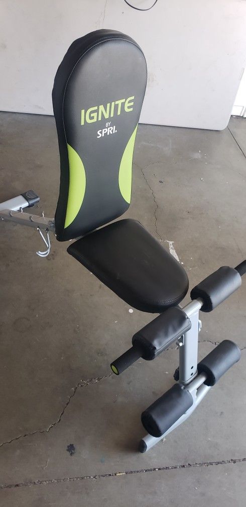 Ignite Workout Bench With Dumbbell Holders