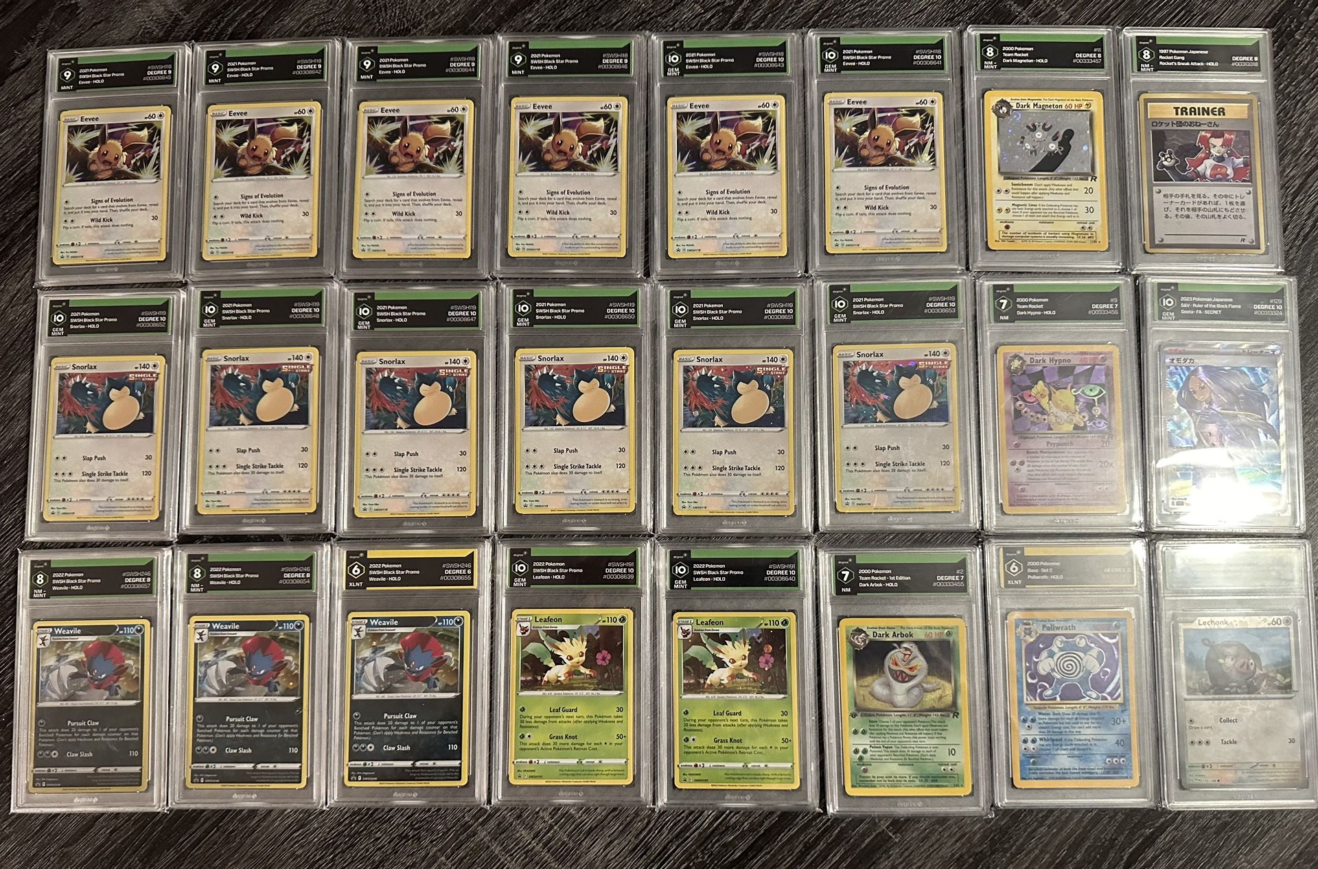 Pokemon Graded Slabs