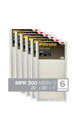 3M Air Filters 20X30X1