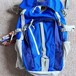 Kelty Goshawk Backpack Blue Gray Day Hiking Bag Backpacking Hunting Camping Travel