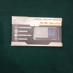 Digital Pocket Scale GX-100 With Backlit LCD