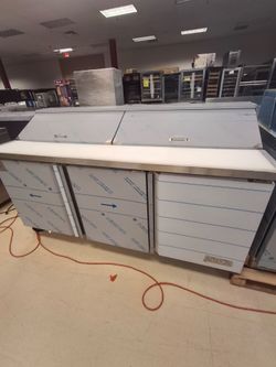 Asber 72" Sandwich Prep table