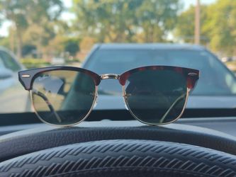 Ray Ban Clubmaster polarized sun glasses