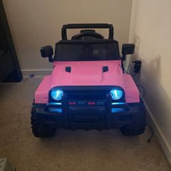 Pink Jeep 