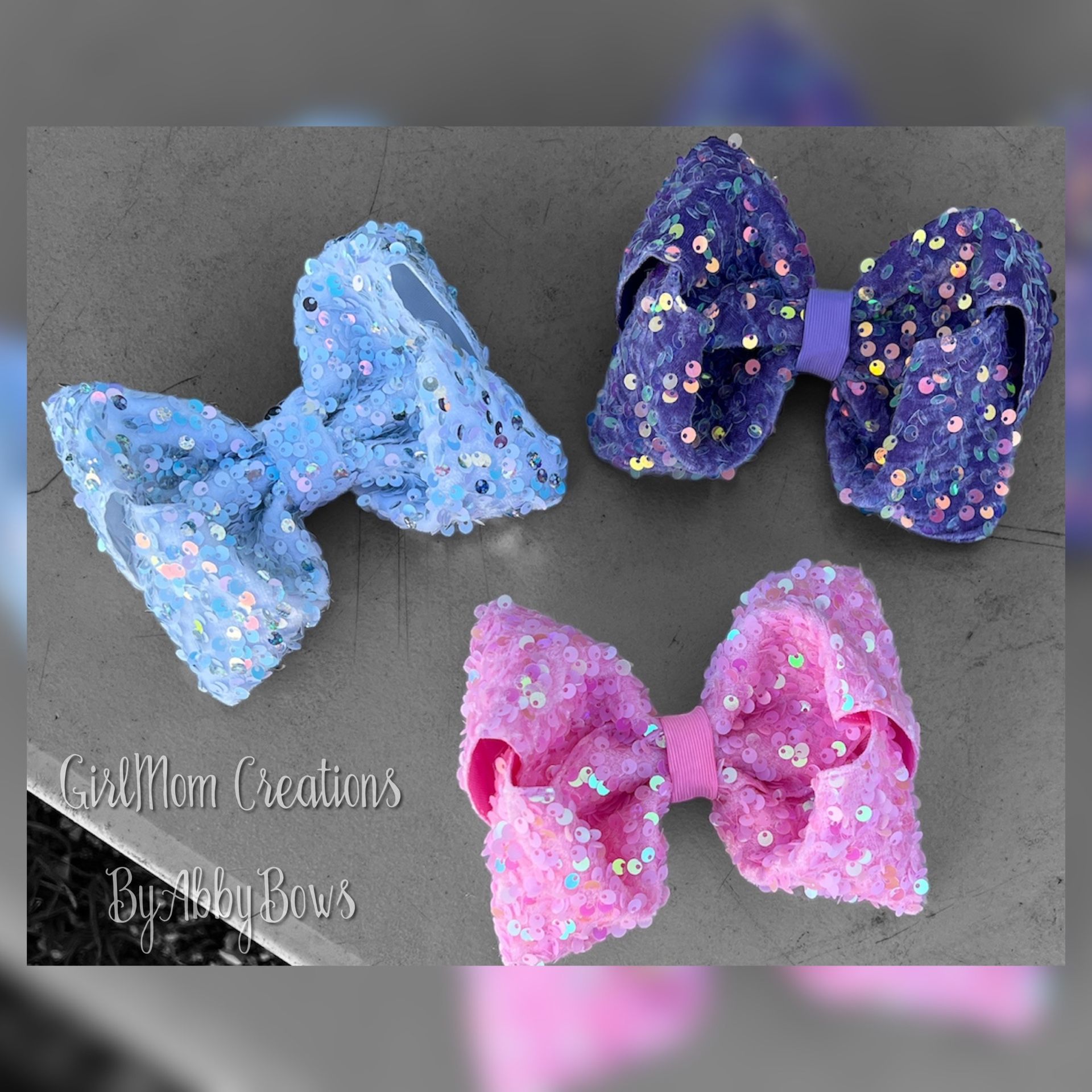 Sequin Handmade Bows 