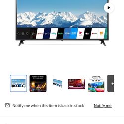 50 Inch LG UHD Smart Tv