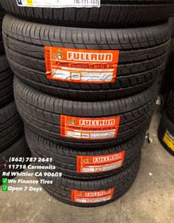 235/50R18 Fullrun Set of Tires Installed and Balanced Set de Llantas Nuevas Instaladas y Balanceadas