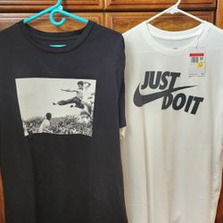 Nike N Bruce Lee Shirts  Size Large 