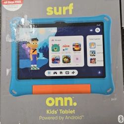 Onn 10in Kids Tablet With Case New