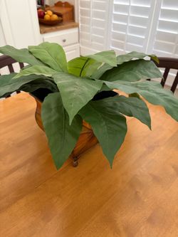 Kirkland's Small Tuscan Planter with Artificial Plant