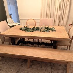 EXTRA LARGE Dining Table! Seats Up To 14. 