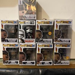 POP figurine Collection Bkack Panther, Freddy Krueger, Star Wars